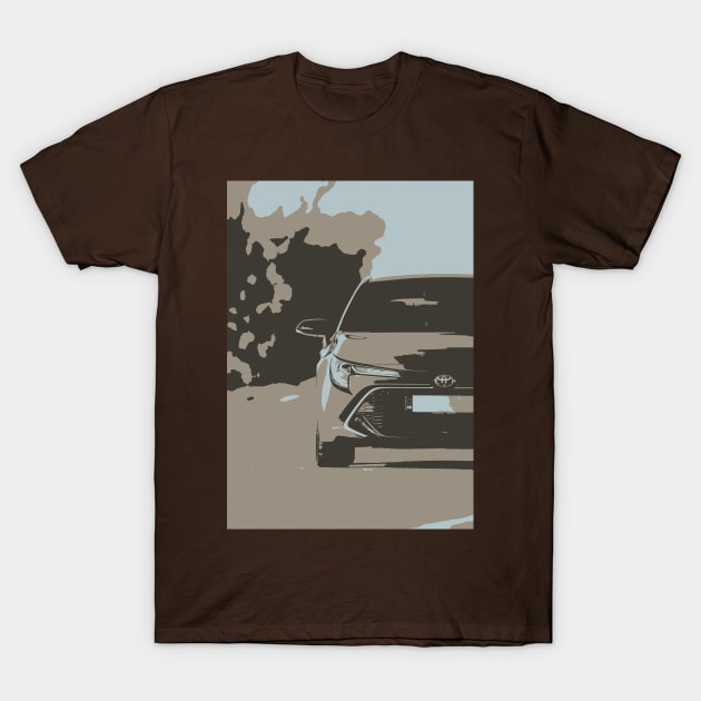 Corolla-HB-Hybrid-5 T-Shirt by 5thmonkey